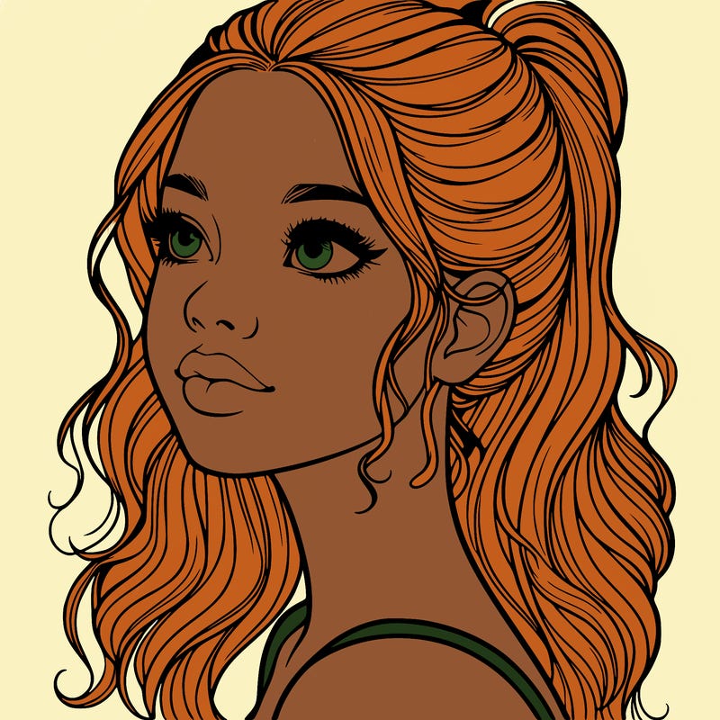 beautiful realistic girl