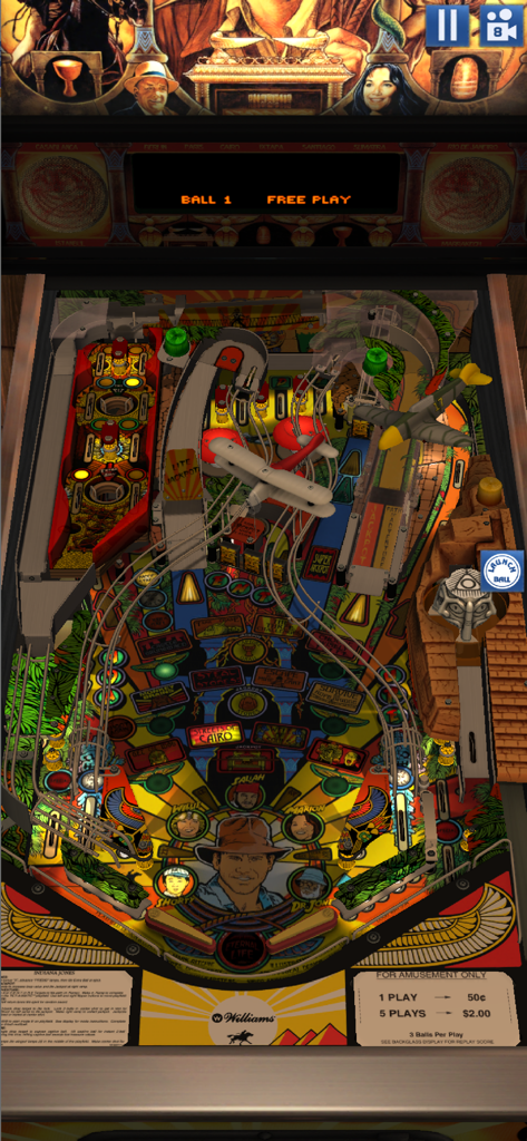 Williams™ Pinball - Gameplay del tavolo Indiana Jones The Pinball Adventure in Williams Pinball