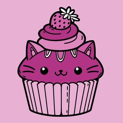 cat cupcake