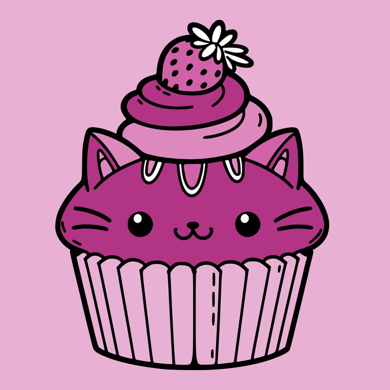 cat cupcake