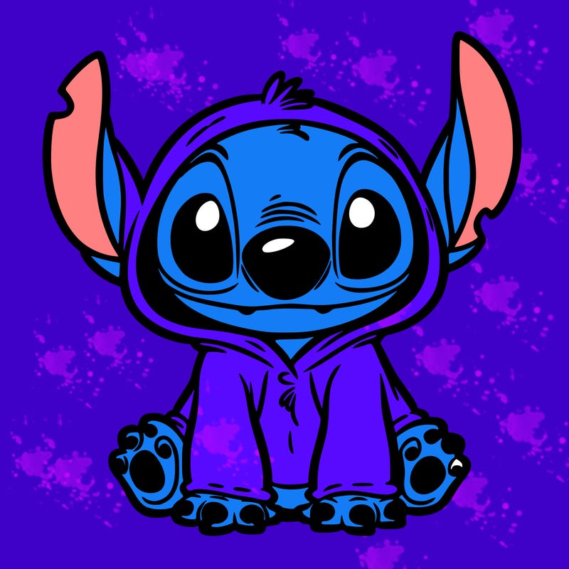 stitch in a dog costume