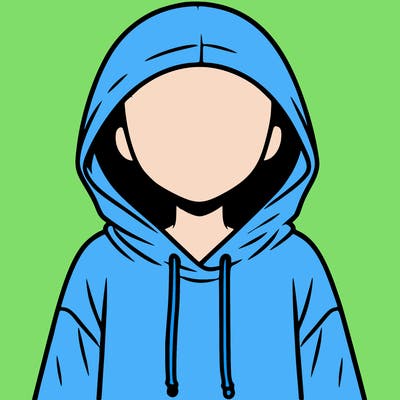 faceless girl in hoodie