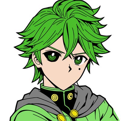 male manga character