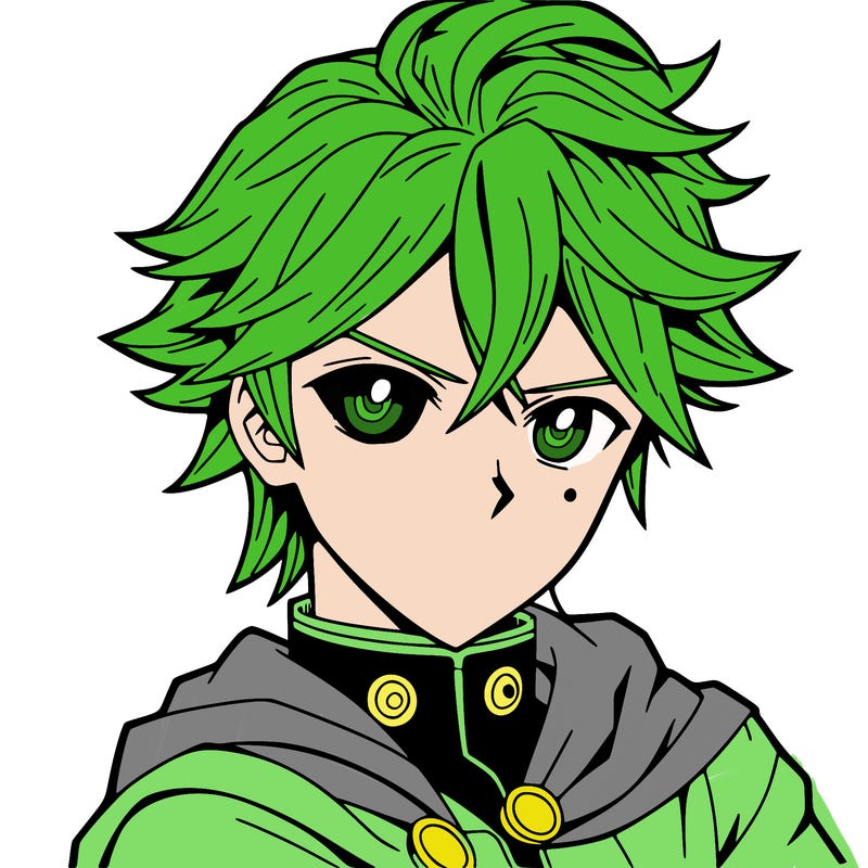 male manga character