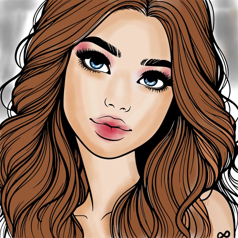 beautiful realistic girl