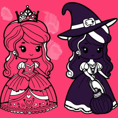 princess as a witch