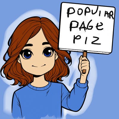 realistic girl holding up a sign