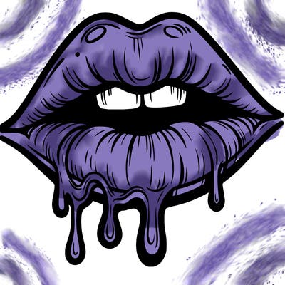 lips that look realistic and drip