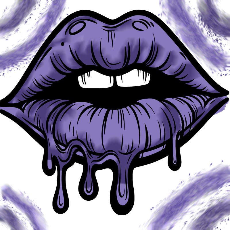 lips that look realistic and drip