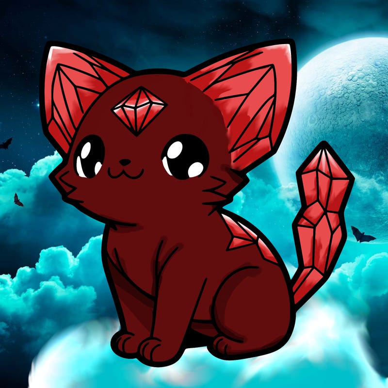 crystal kitten