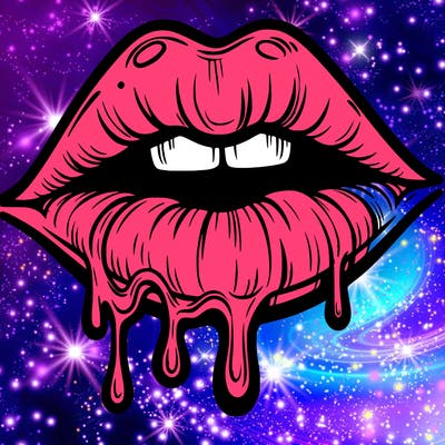 lips that look realistic and drip