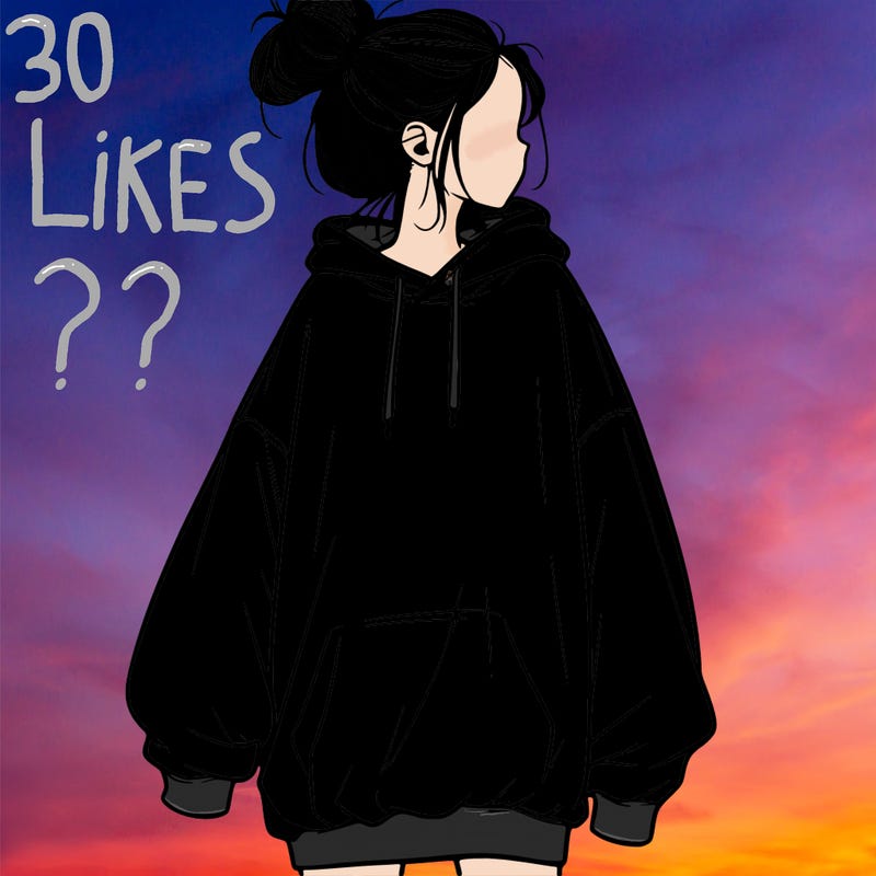 realistic girl with a oversized sweatshirt on and a bun