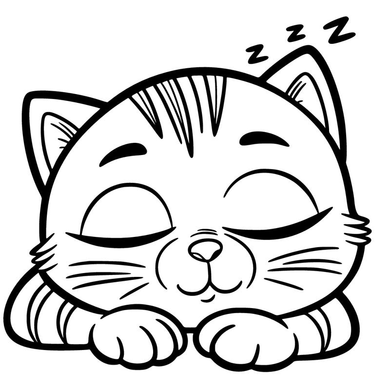 sleepy cat