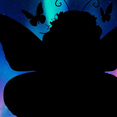 butterfly fairy realistic girl