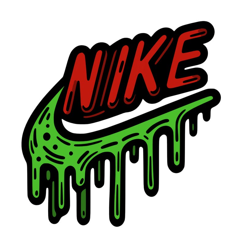 drippy nike logo