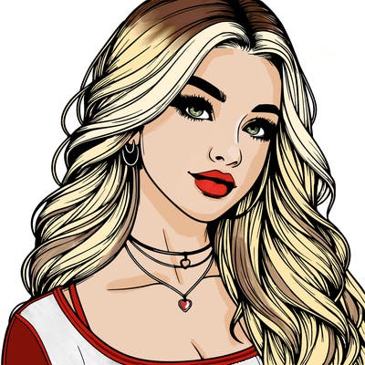 detailed realistic girl