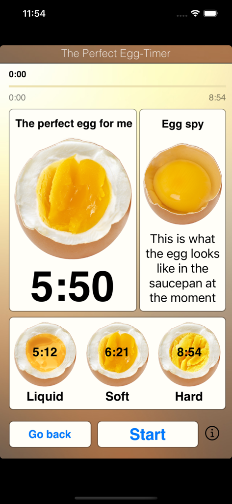 The perfect Egg timer - Food & Drink App | MWM