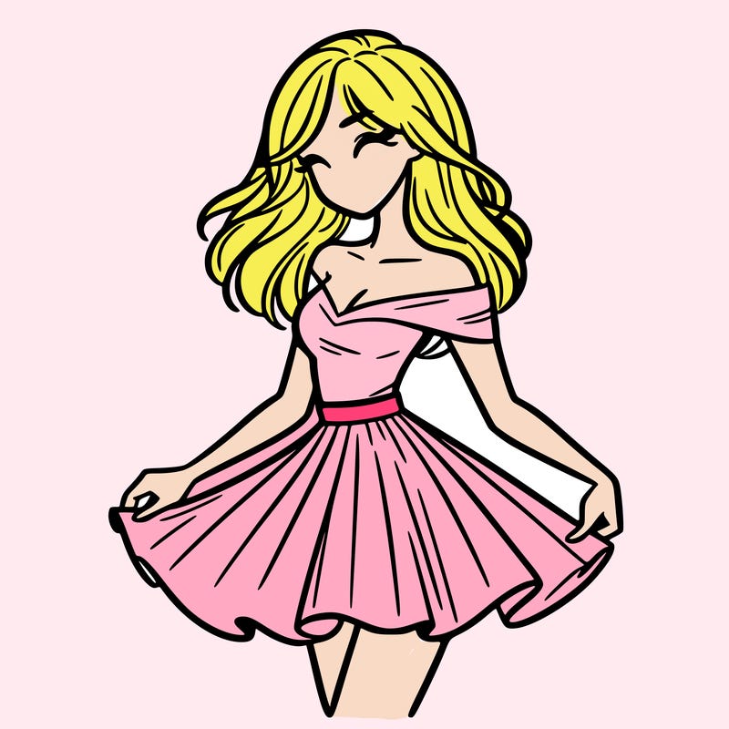 woman in skirt