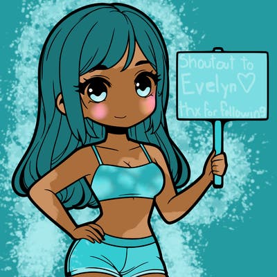 girl in a cute crop top holding a blank sign