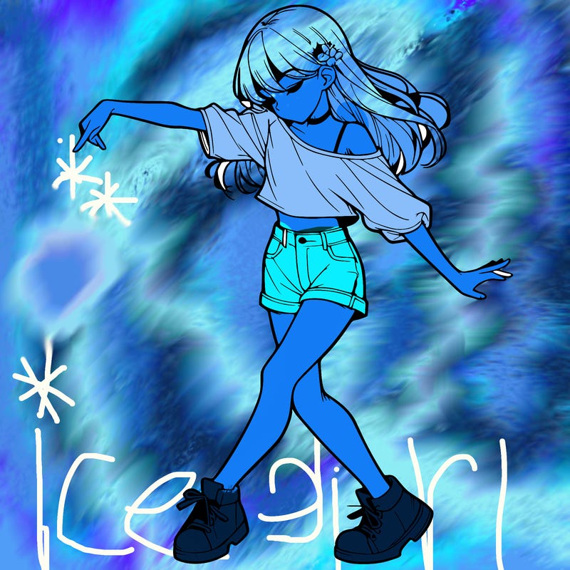 realistic girl danceing