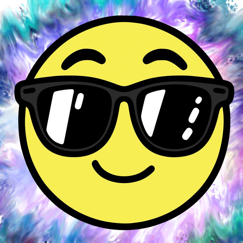 emoji with sunglasses