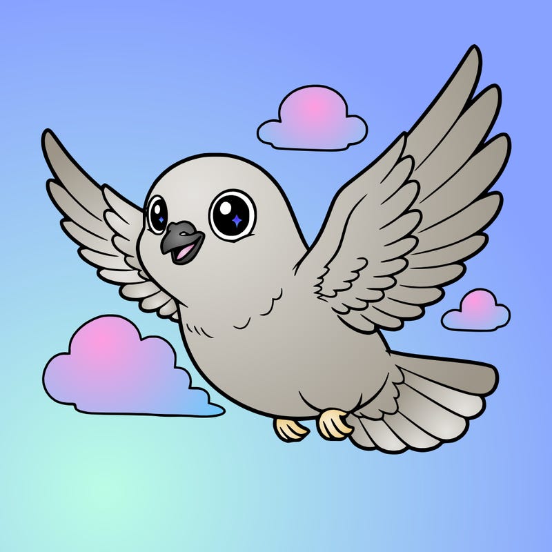 kawaii dove