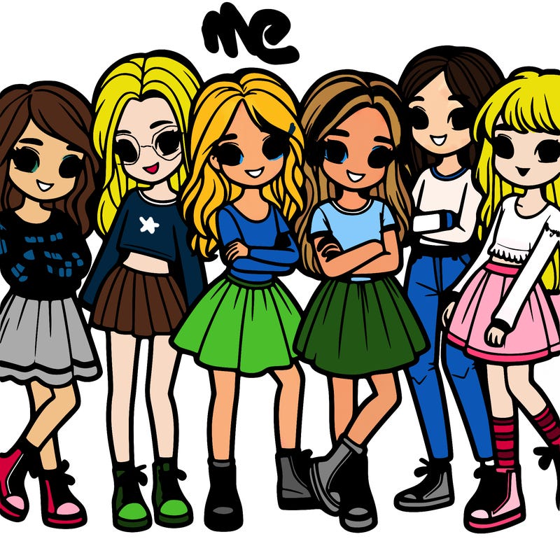 group of girls