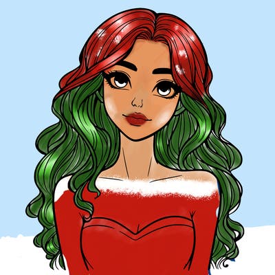 realistic and pretty girl