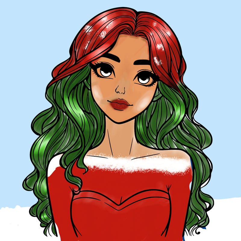 realistic and pretty girl