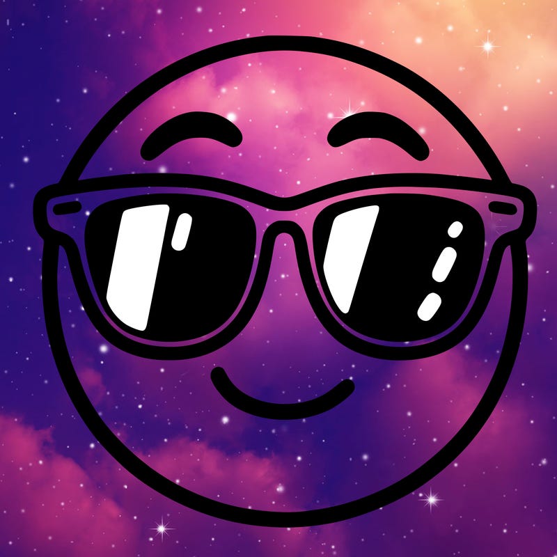 emoji with sunglasses