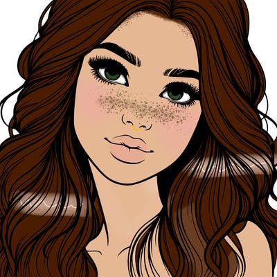 beautiful realistic girl