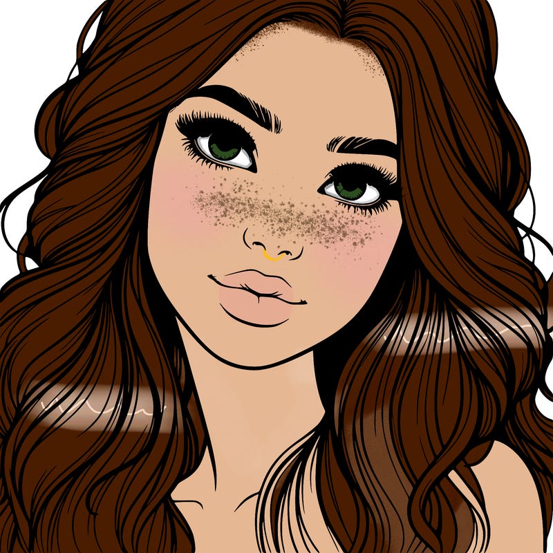 beautiful realistic girl