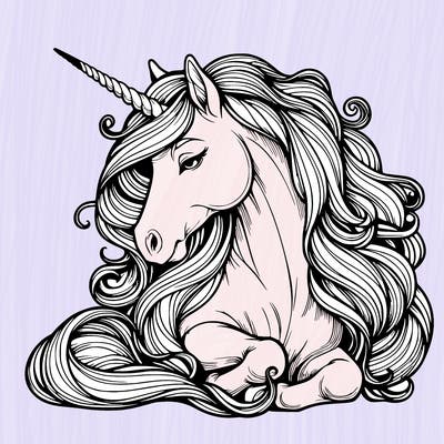realistic unicorn