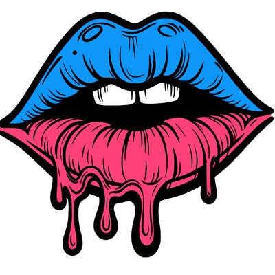 lips that look realistic and drip