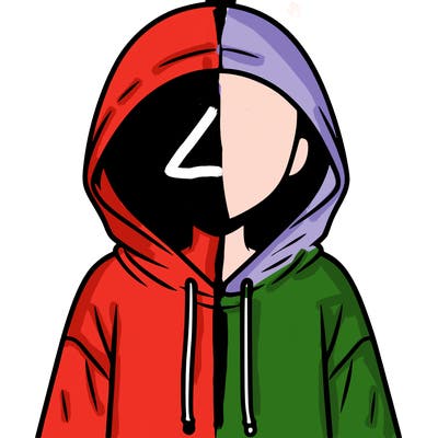 faceless girl in hoodie
