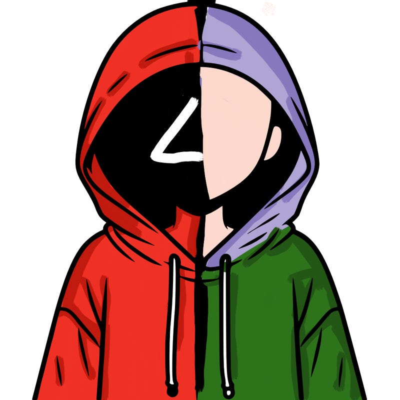 faceless girl in hoodie