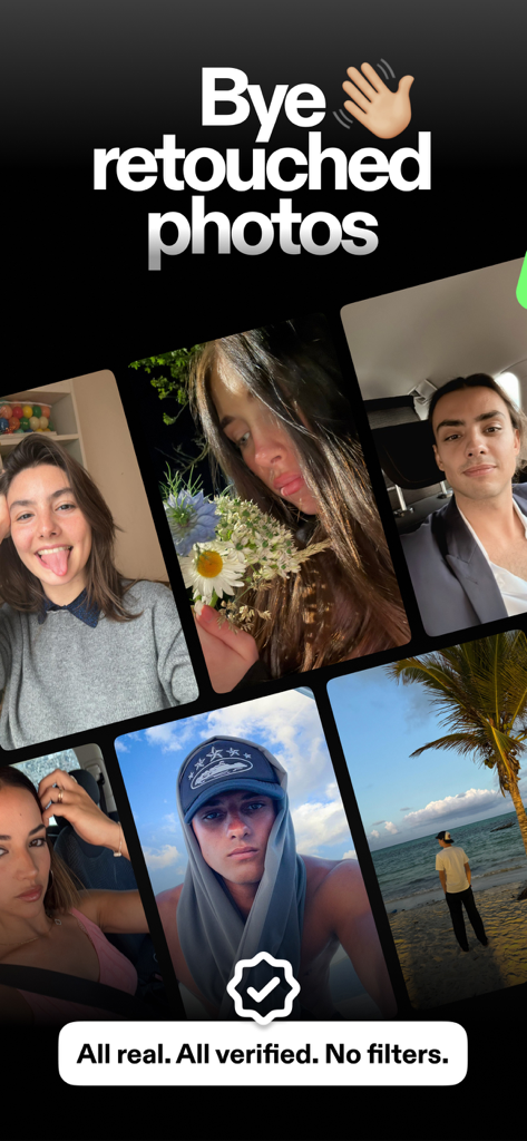 Authentic and verified user profiles on the Ghosted no filter dating app