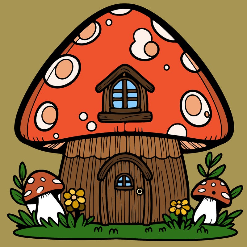 mushroom house