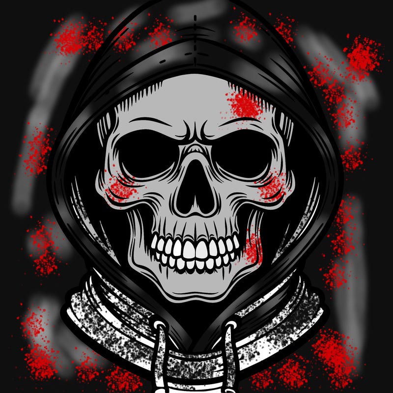 skull hoodie