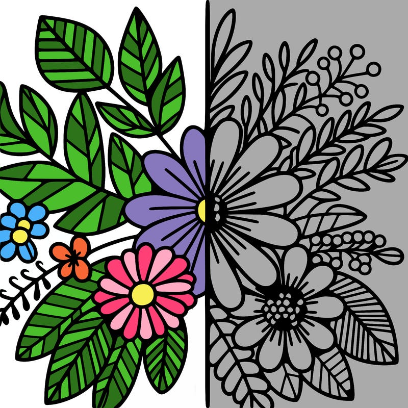 flowers split