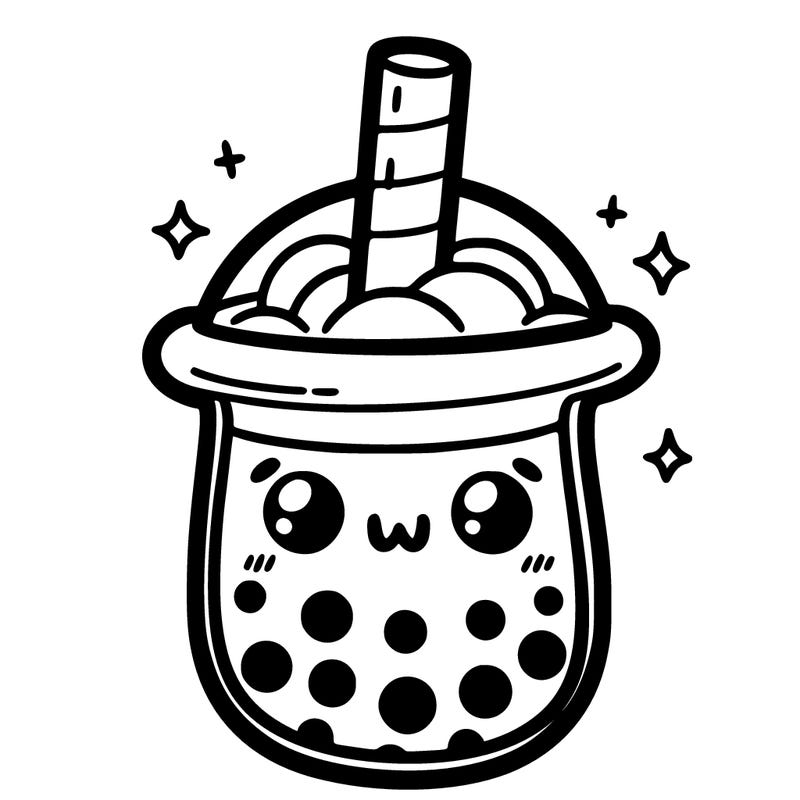cute boba tea