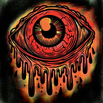 scary eye