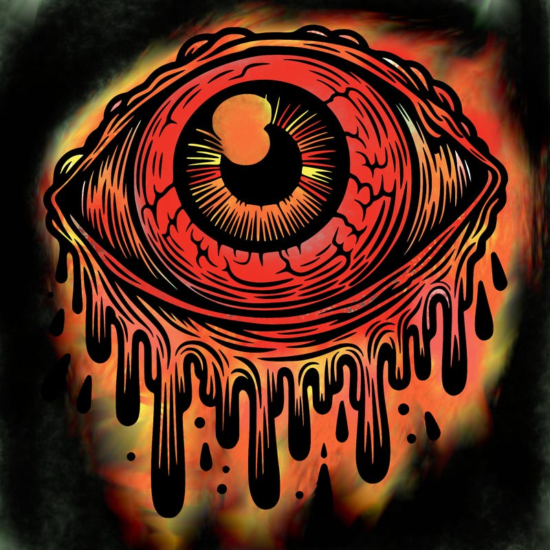 scary eye