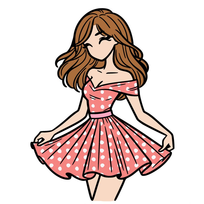 woman in skirt