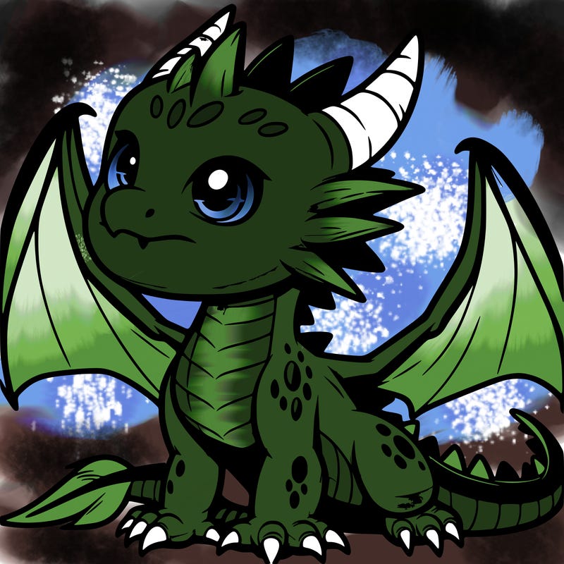 fierce baby night dragon