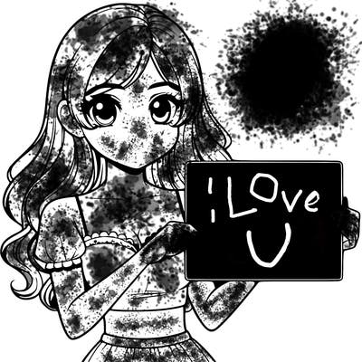 realistic pretty girl holding blank sign