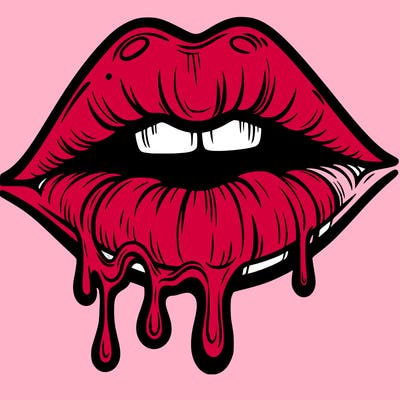 lips that look realistic and drip