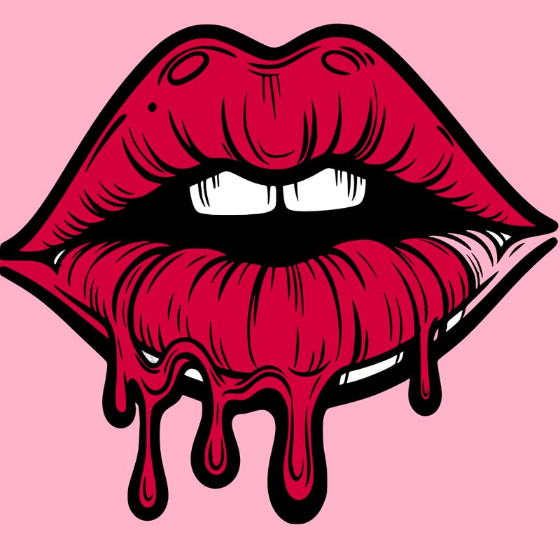 lips that look realistic and drip