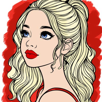 beautiful realistic girl