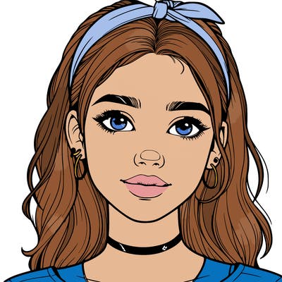 realistic teenage girl